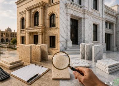 راهنمای استعلام قیمت سنگ نما در اصفهان؛ تراورتن بهتر است یا مرمریت؟ راهنمای استعلام قیمت سنگ نما در اصفهان؛ تراورتن بهتر است یا مرمریت؟